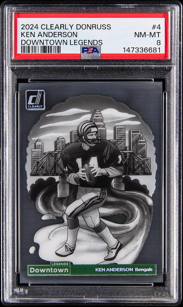 2024 Panini Ken Anderson Clearly Donruss Downtown Legends #4 card image