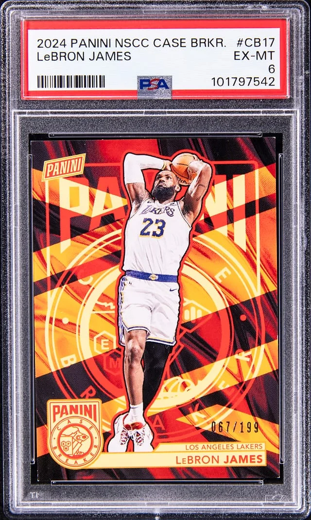 2024 Panini LeBron James National Sports Collectors Convention Case Breaker #CB17 card image