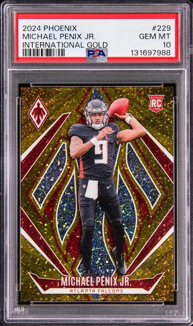 2024 Panini Michael Penix Jr. Phoenix International Gold #229 card image