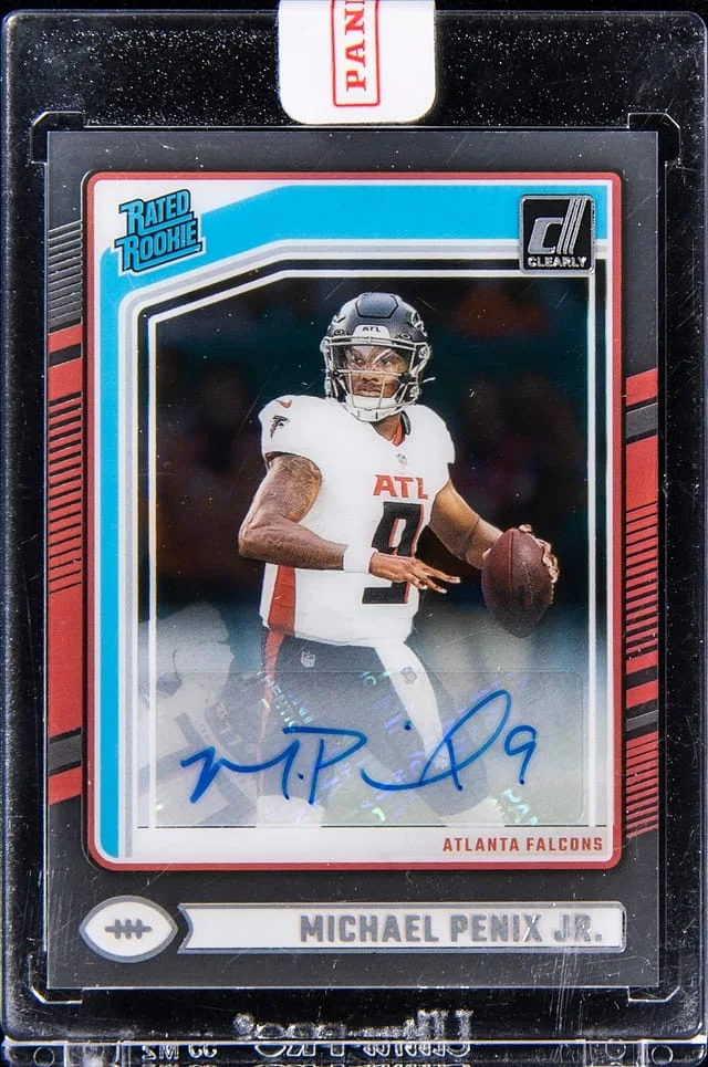 2024 Panini Michael Penix Jr Clearly Donruss Autograph #59 card image