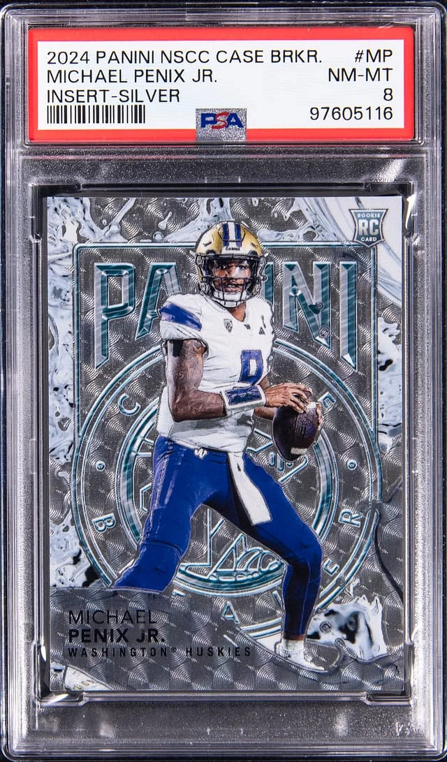 2024 Panini Michael Penix Jr. NSCC Case Breaker Insert #MP card image