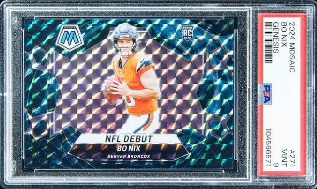 2024 Panini Mosaic Bo Nix Genesis #271 card image