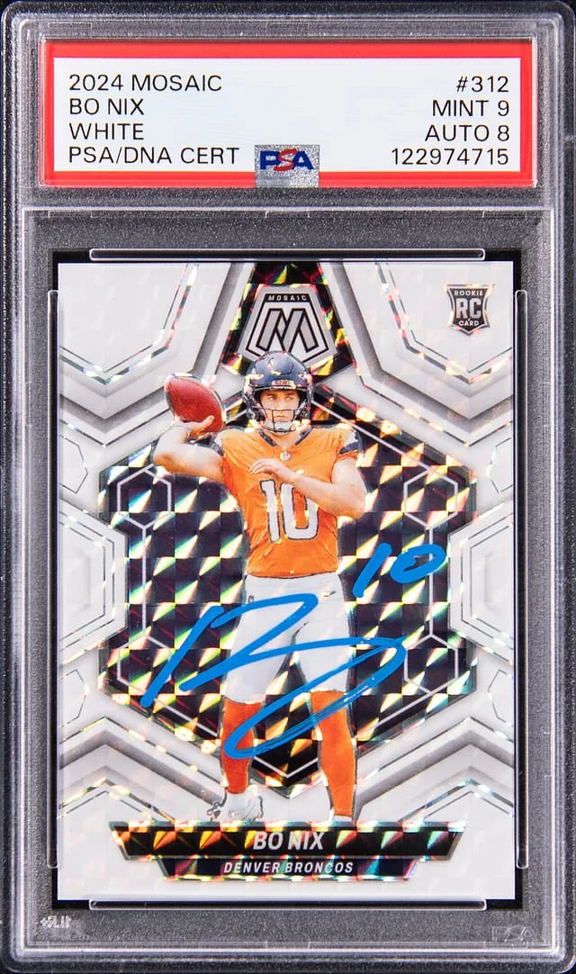 2024 Panini Mosaic Bo Nix #312 card image