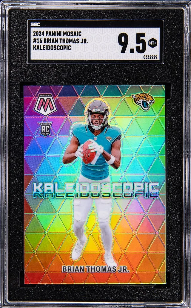 2024 Panini Mosaic Brian Thomas Jr. Kaleidoscopic #16 card image