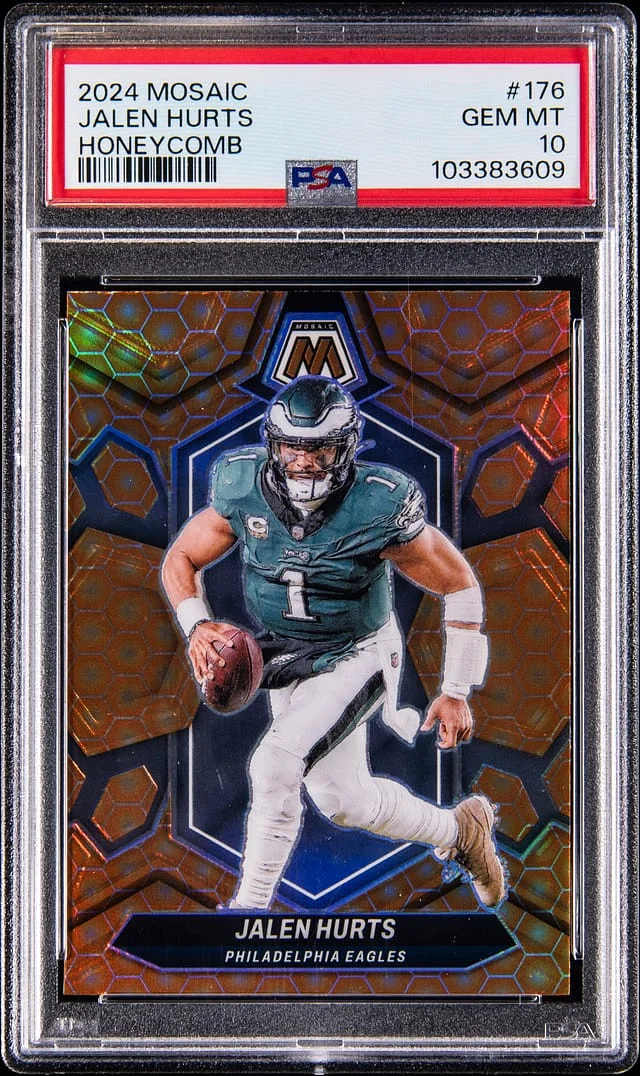 2024 Panini Mosaic Jalen Hurts Honeycomb #176 card image
