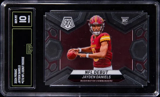 2024 Panini Mosaic Jayden Daniels - GMA NFL Debut #272 card image
