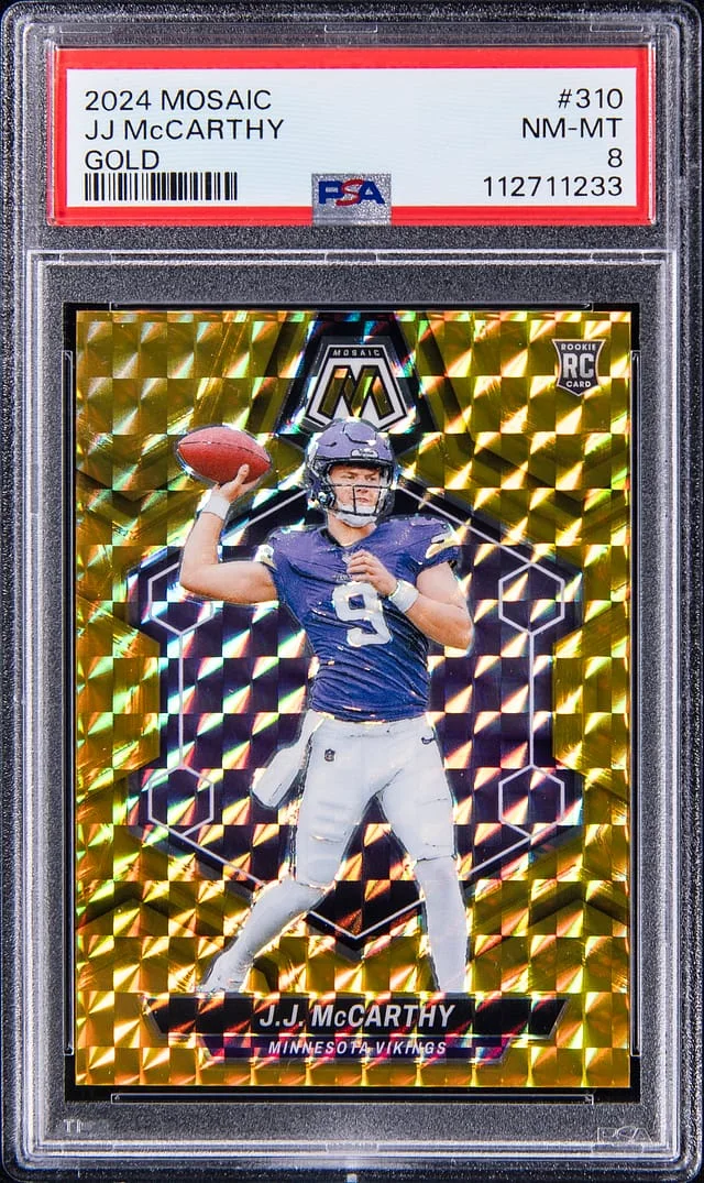 2024 Panini Mosaic JJ McCarthy Genesis #310 card image