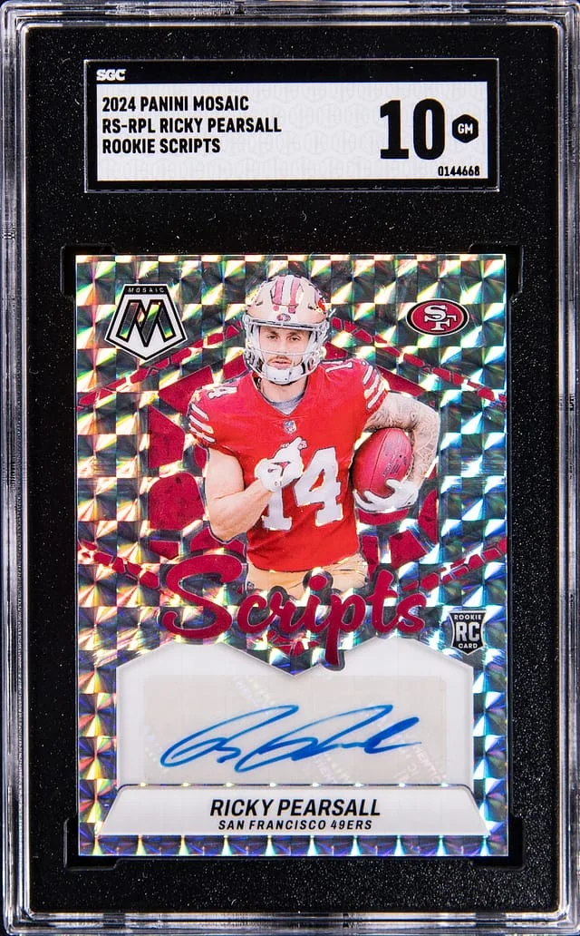 2024 Panini Mosaic Ricky Pearsall Scripts #RS-RPL card image