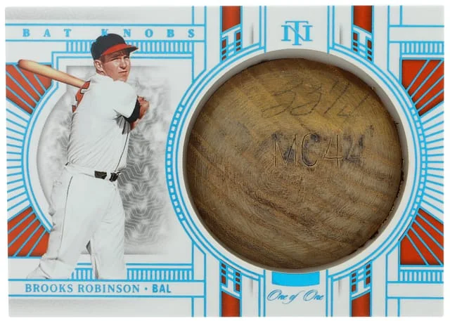 2024 Panini National Treasures Brooks Robinson Bat Knob #BK-BR card image