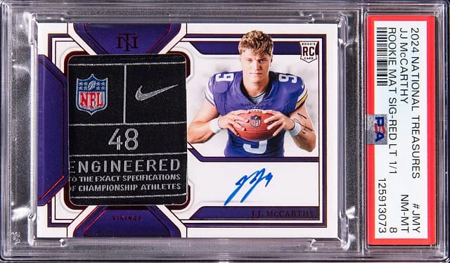 2024 Panini National Treasures Material Signatures Red Laundry #no-number card image