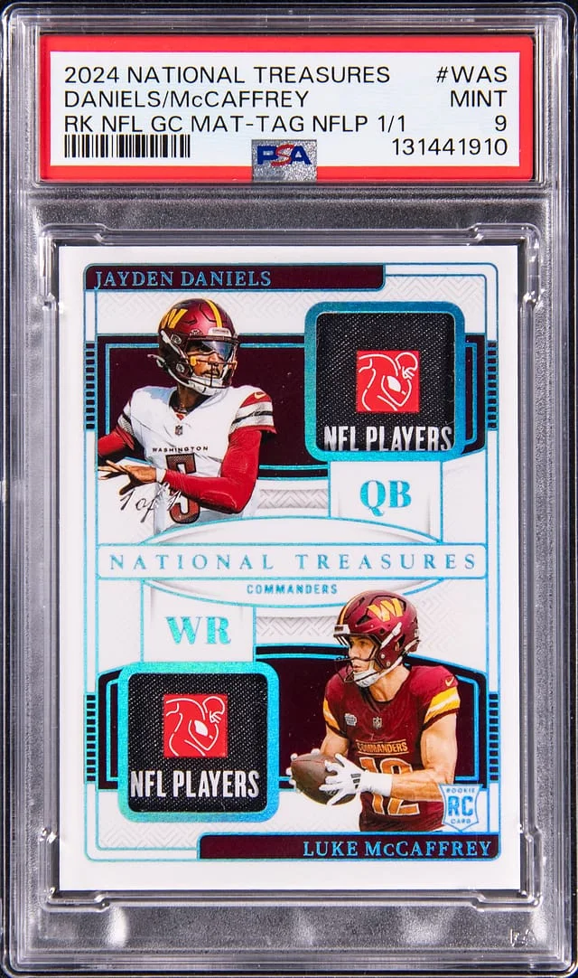 2024 Panini National Treasures NFL Gear Combo Materials Laundry #no-number card image
