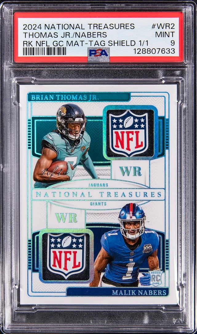 2024 Panini National Treasures NFL Gear Combo #no-number card image
