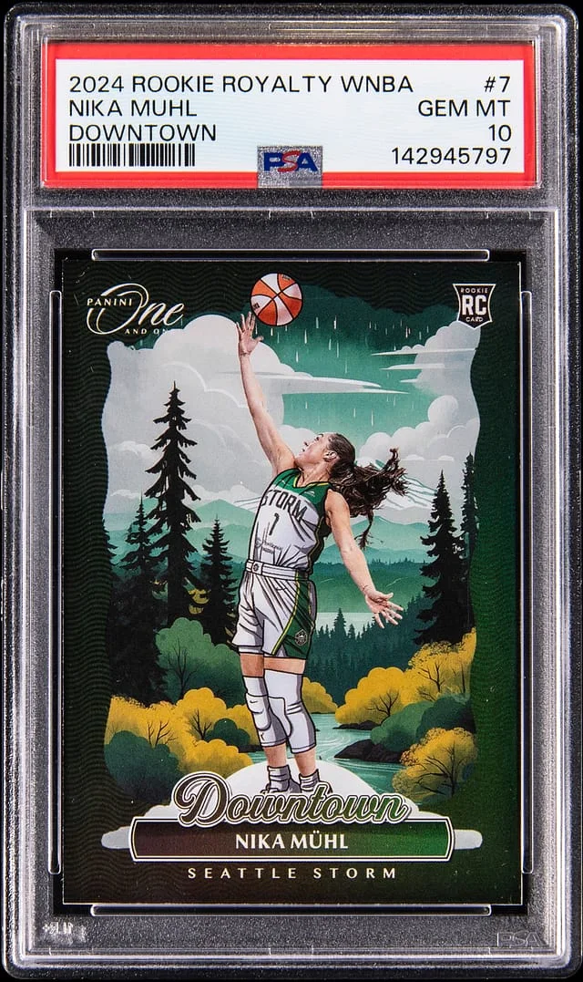 2024 Panini Nika Muhl Royalty WNBA Downtown #7 card image