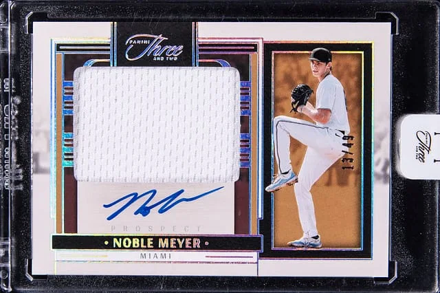 2024 Panini Noble Meyer One Three and Two Prospect Jersey Autograph #PJA-NM card image