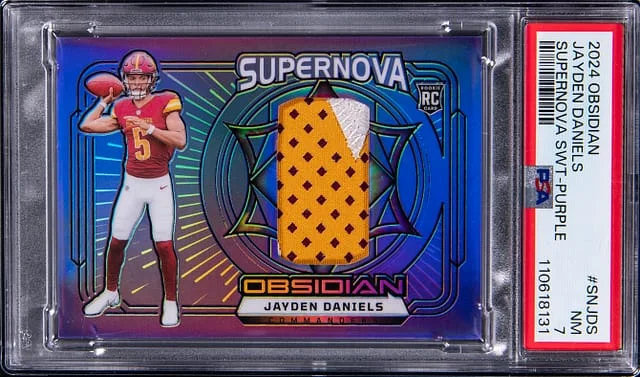 2024 Panini Obsidian Jayden Daniels Supernova #SN-JDS card image