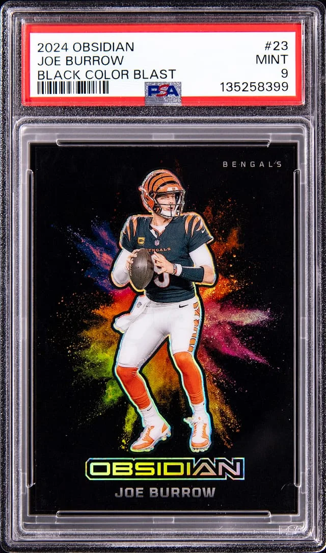 2024 Panini Obsidian Joe Burrow Color Blast #23 card image