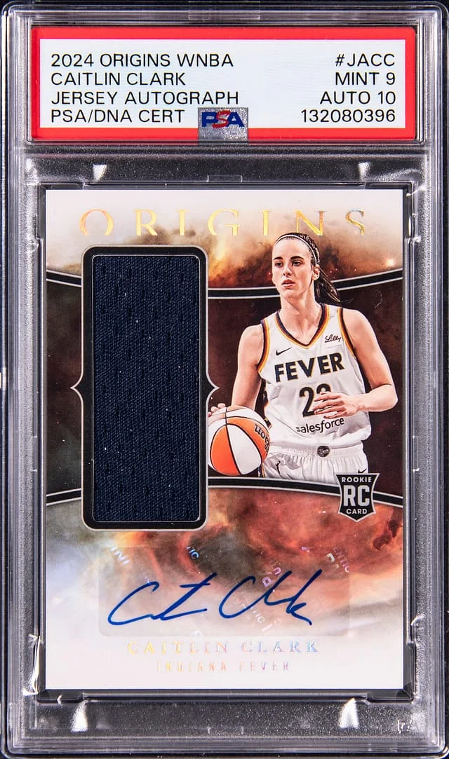 2024 Panini Origins Caitlin Clark WNBA Jersey Autograph #JA-CC card image