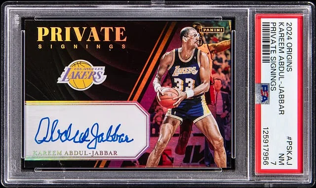 2024 Panini Origins Kareem Abdul-Jabbar Private Signings #PSKAJ card image