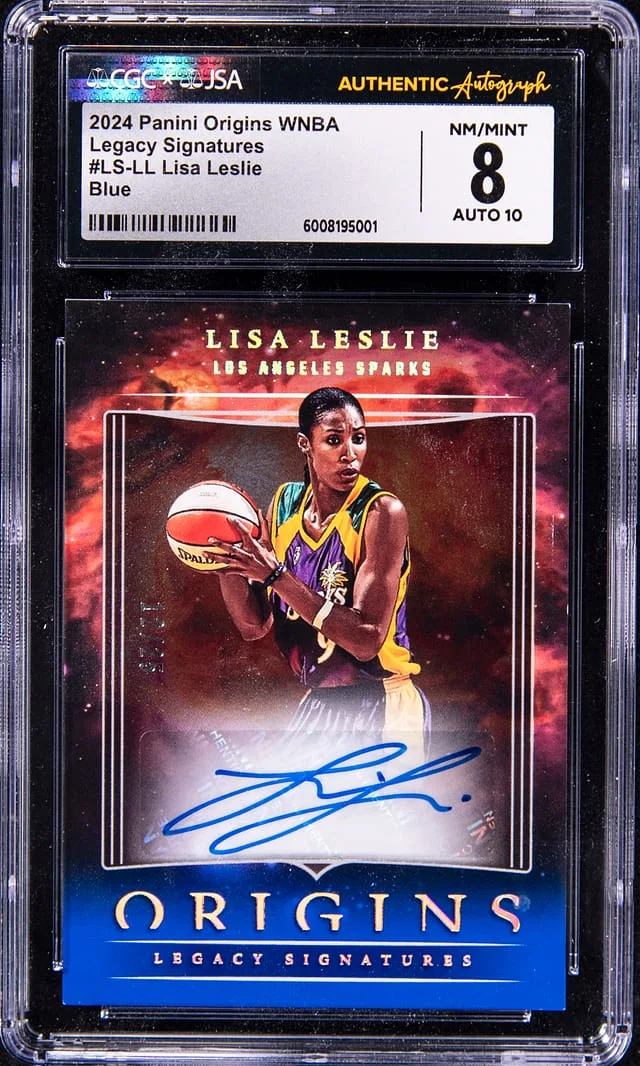 2024 Panini Origins Lisa Leslie WNBA Legacy Signatures #LS-LL card image