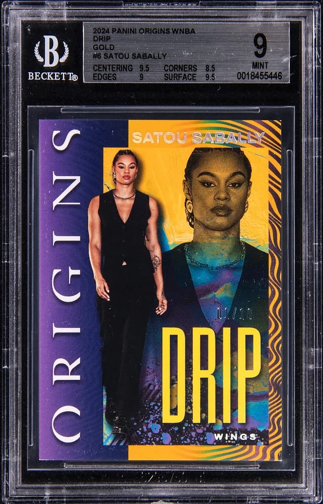 2024 Panini Origins Satou Sabally WNBA Drip Gold #6 card image