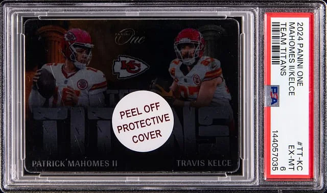2024 Panini Patrick Mahomes II/Travis Kelce One Team Titans #TT-KC card image