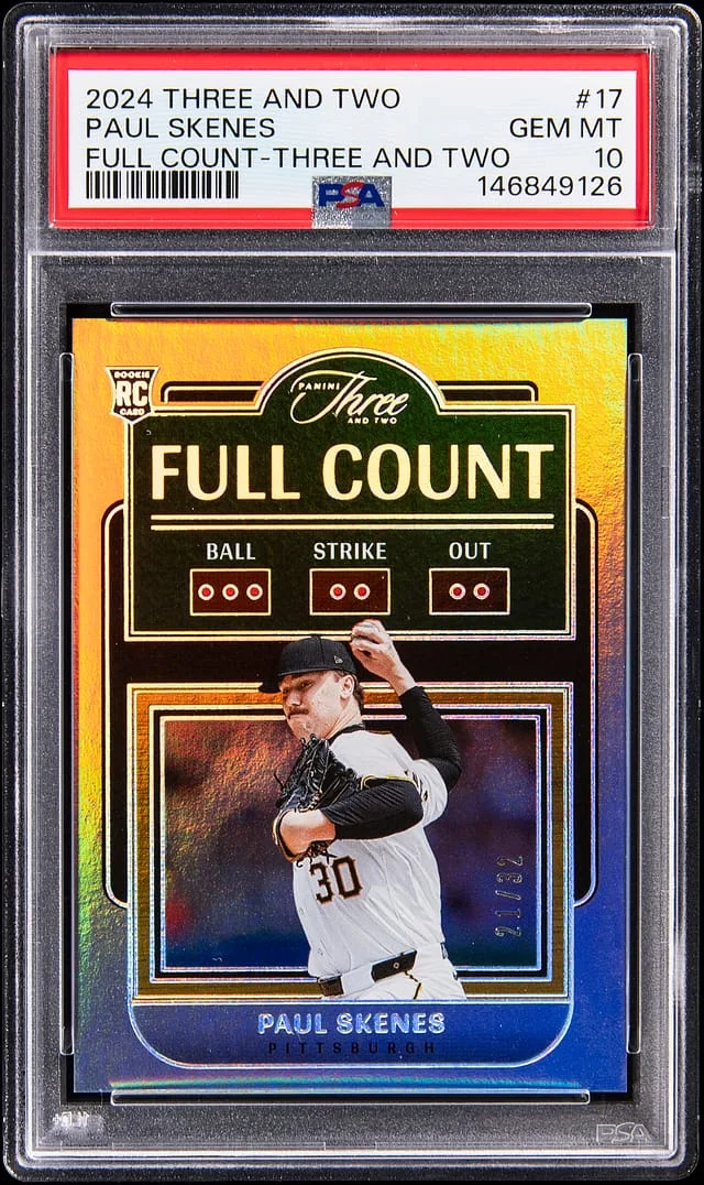 2024 Panini Paul Skenes Three and Two Full Count Three and Two #17 card image