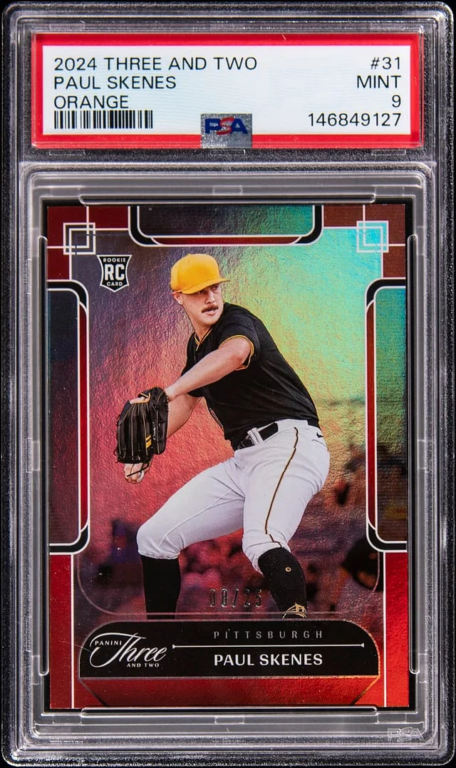 2024 Panini Paul Skenes Three and Two Orange #31 card image