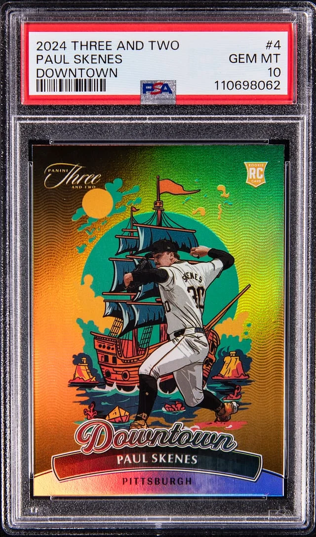 2024 Panini Paul Skenes Three and Two Downtown #4 card image