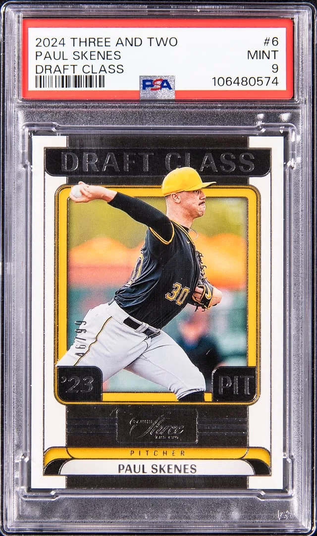 2024 Panini Paul Skenes Three and Two Draft Class #6 card image