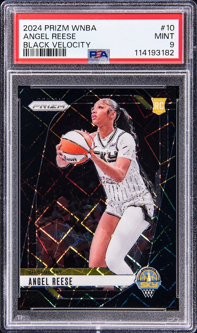 2024 Panini Prizm Angel Reese WNBA Prizms Cherry Blossom FOTL #10 card image