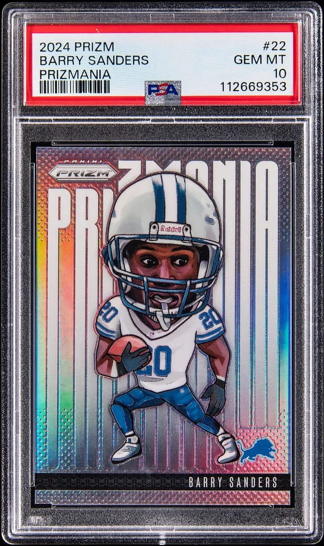2024 Panini Prizm Barry Sanders Prizmania #22 card image