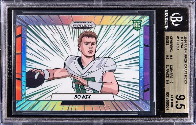 2024 Panini Prizm Bo Nix Manga #MGA-BNX card image