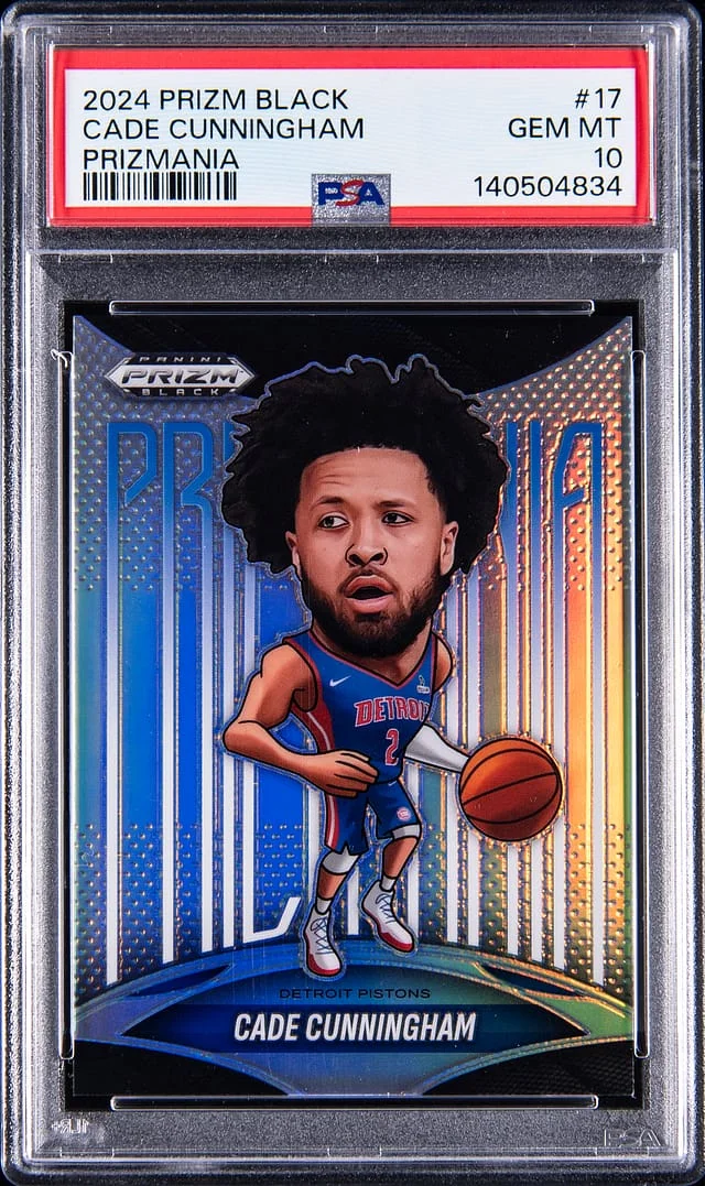 2024 Panini Prizm Cade Cunningham Black Prizmania #17 card image