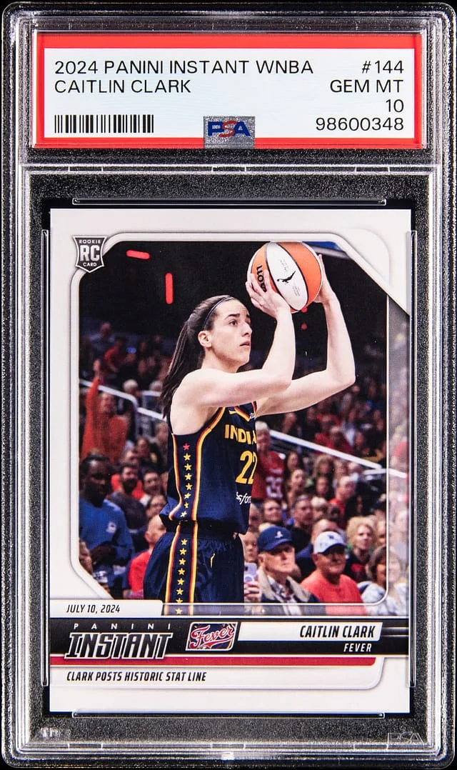 2024 Panini Prizm Caitlin Clark Instant WNBA #144 card image