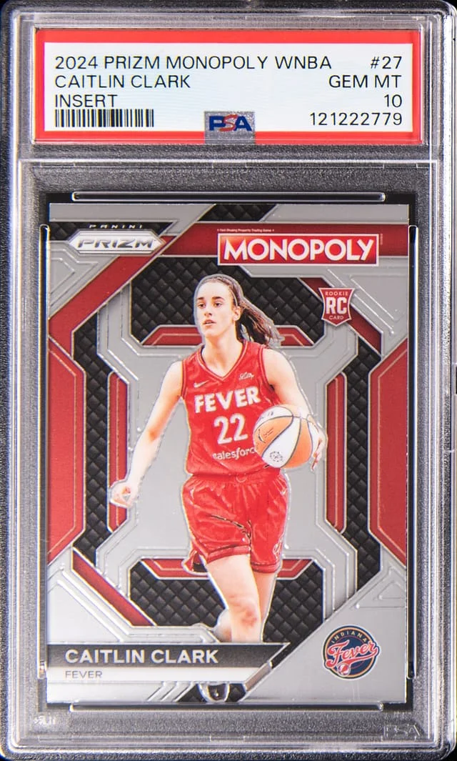 2024 Panini Prizm Caitlin Clark Monopoly WNBA Insert #27 card image