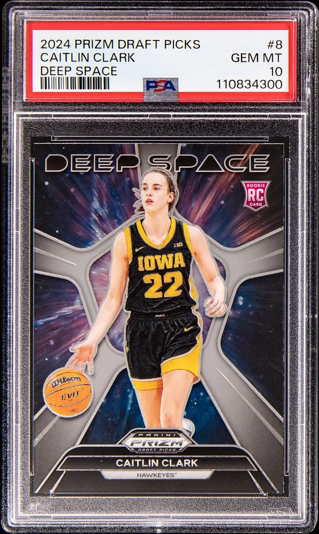2024 Panini Prizm Caitlin Clark Deep Space #8 card image