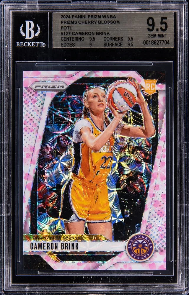 2024 Panini Prizm Cameron Brink WNBA Prizms Cherry Blossom #127 card image
