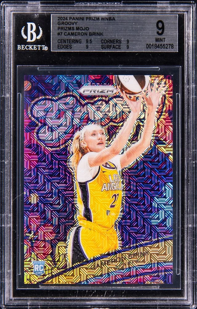 2024 Panini Prizm Cameron Brink WNBA Groovy Prizms Mojo #7 card image
