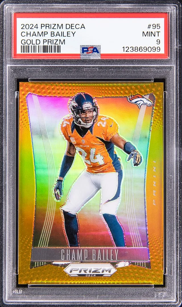 2024 Panini Prizm Champ Bailey Deca Gold Prizm #95 card image
