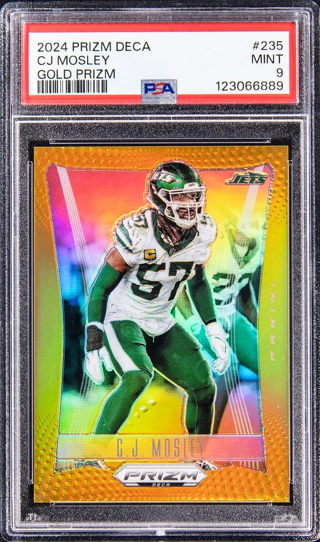 2024 Panini Prizm C.J. Mosley Deca Gold Prizm #235 card image