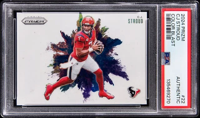 2024 Panini Prizm C.J. Stroud Color Blast #22 card image