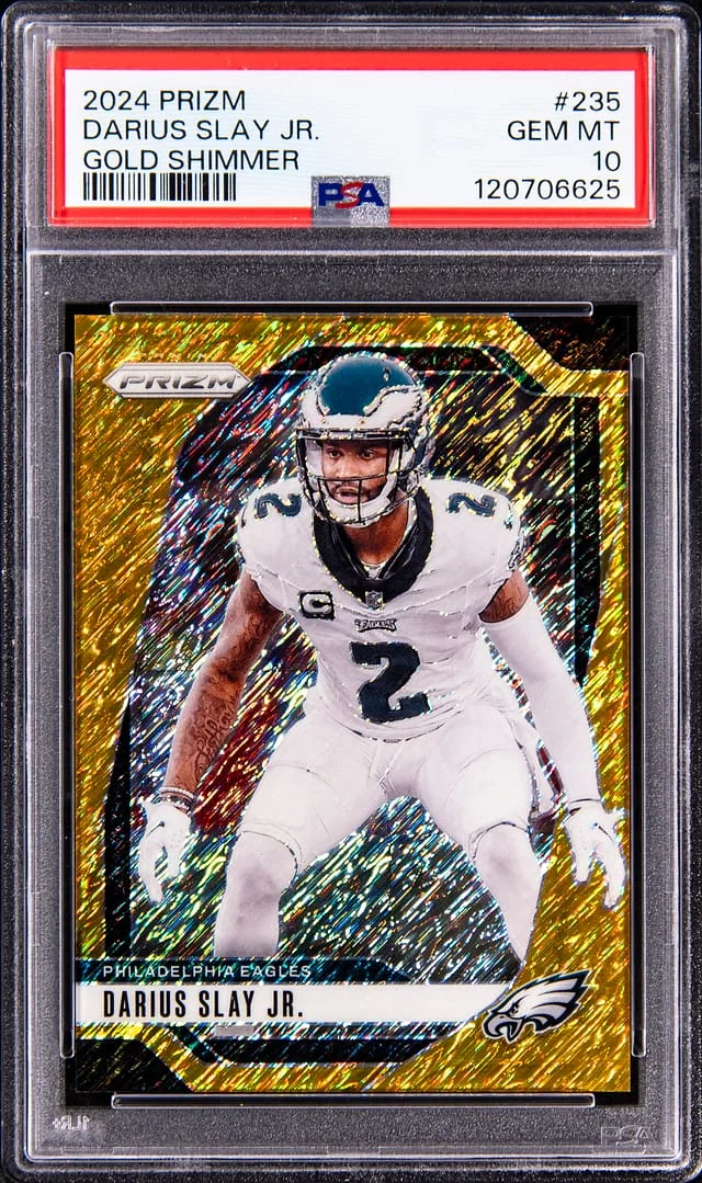 2024 Panini Prizm Darius Slay Jr. Gold Shimmer #235 card image