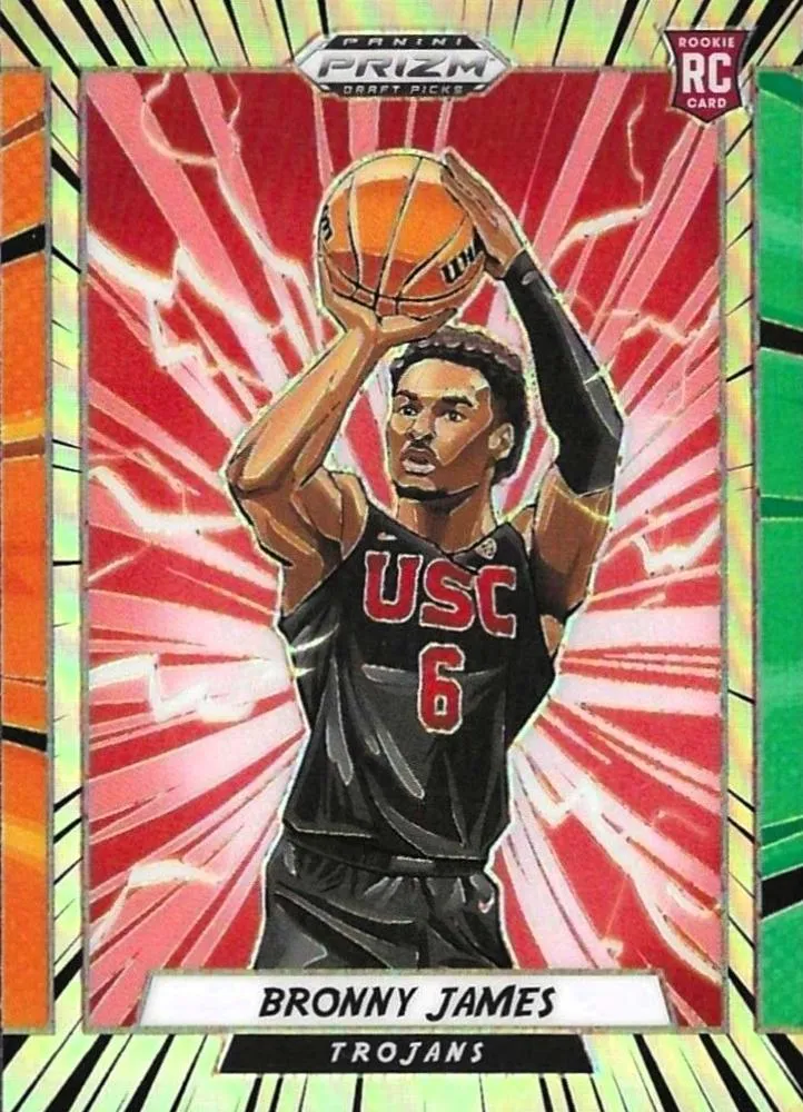 2024 Panini Prizm Draft Picks Bronny James Manga #15 card image