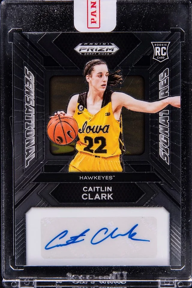 2024 Panini Prizm Draft Picks Caitlin Clark Sensational Signatures #SS-CCK card image
