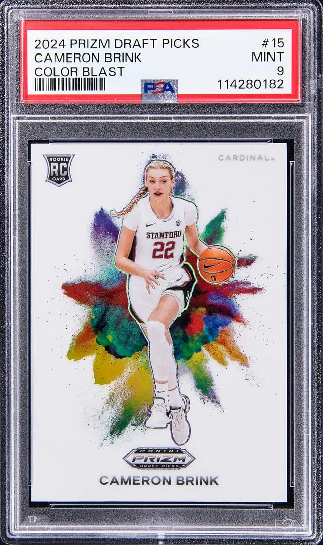 2024 Panini Prizm Draft Picks Cameron Brink Color Blast #15 card image