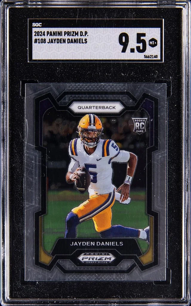 2024 Panini Prizm Draft Picks Jayden Daniels #108 card image