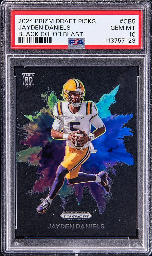 2024 Panini Prizm Draft Picks Jayden Daniels #CB5 card image