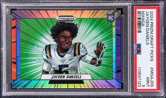 2024 Panini Prizm Draft Picks Jayden Daniels Manga #MGAJDS card image