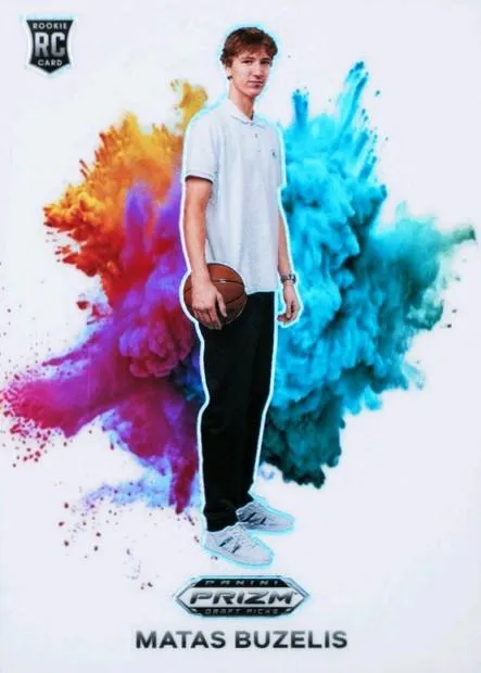 2024 Panini Prizm Draft Picks Matas Buzelis Colorblast #1 card image