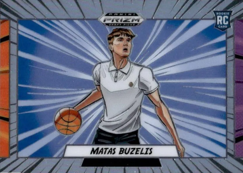 2024 Panini Prizm Draft Picks Matas Buzelis Manga #10 card image